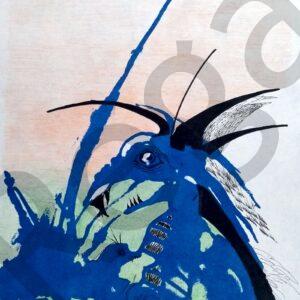 Dragón azul