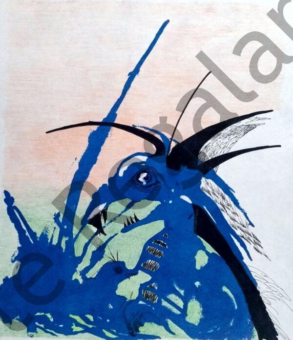 Dragón azul